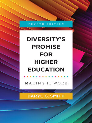 cover image of Diversity's Promise for Higher Education